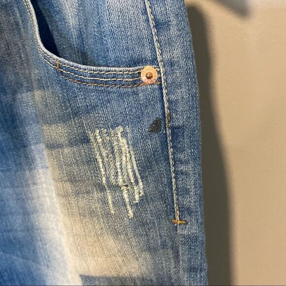 Bench/OJ Womens Acid Washed High Waisted Denim Jeans Size 29 - Picture 3 of 9